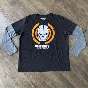 Mens Call Of Duty Black Ops Long Sleeve Shirt